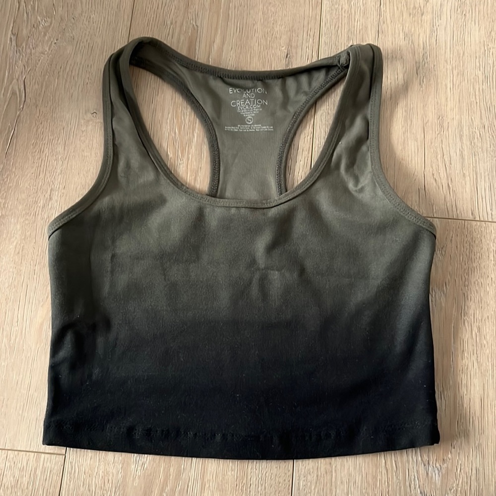 Racerback Ombré Crop Top